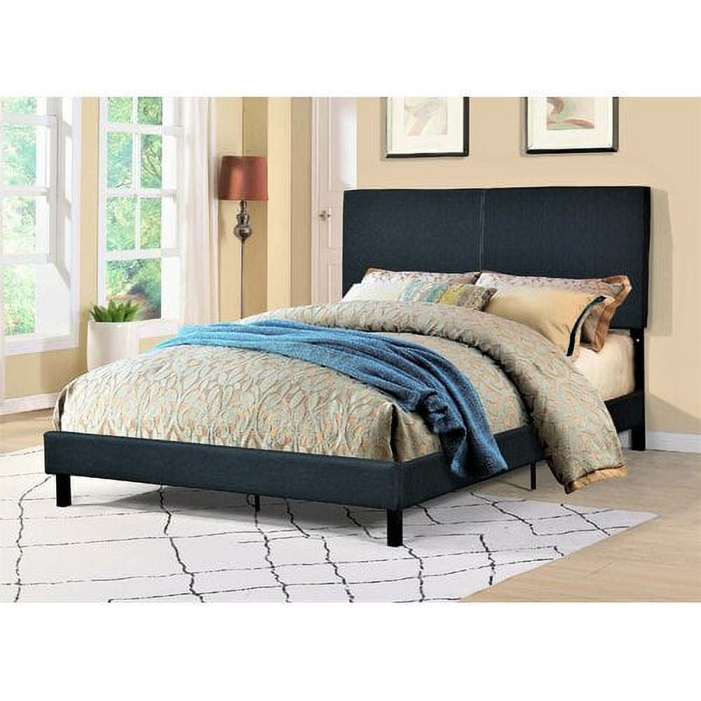 Shunk Panel Upholstered Platform Bed-Twin