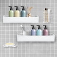 thumbnail image 1 of Shuntong Premium Shower Caddy, Adhesive Bathroom Shower Organizer and Storage, No Drill Shower Shelves for Inside Shower, Rustproof Shower Storage Rack 2 Pack Black, 1 of 7