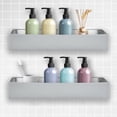 thumbnail image 1 of Shuntong Premium Shower Caddy, Adhesive Bathroom Shower Organizer and Storage, No Drill Shower Shelves for Inside Shower, Rustproof Shower Storage Rack 3 Pack White, 1 of 7