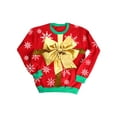 Shunvnny Women's Ugly Christmas Sweater Funny Cute Christmas 3D Print
