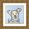 thumbnail image 1 of Shunyam, van Steveninck 20x20 Gold Ornate Wood Framed with Double Matting Museum Art Print Titled - Dog Boy, 1 of 4