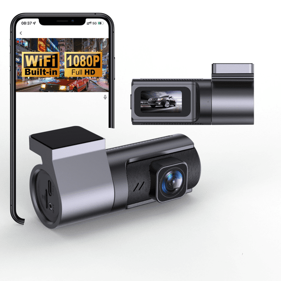 Shunyanka 2K Front Dash Cam with APP, 1.47'' IPS Dash Camera for Cars