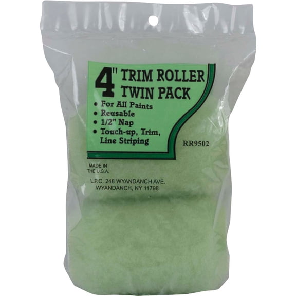 Shur-Line 3742ZSN 4-Inch Trim Roller, 2-Pack