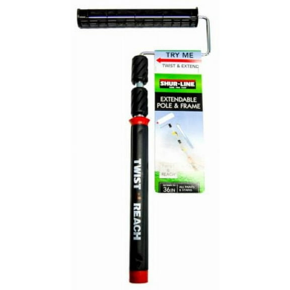 Shur-Line 6630C Twist N' Reach 9" Premium Extension Pole Paint Roller - Quantity of 10