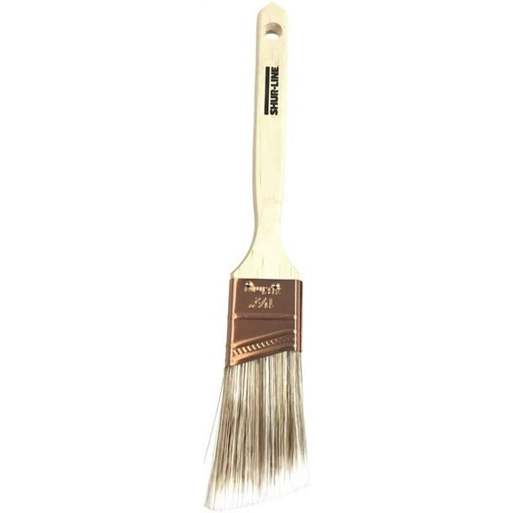 Shur-Line Angled Sash Paint Brush - Polyester/Nylon Bristles - 1.5 Inch