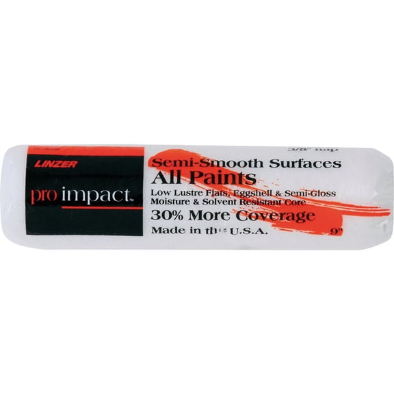 SHUR-LINE Premium Select Paint Roller Cover, Teflon Knit, 3/8 x 9-In. 55501SN