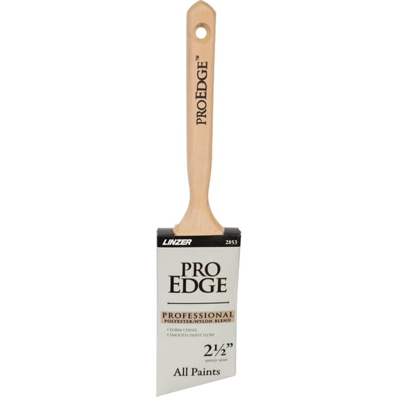Shur-Line Paint Brush Shur-Flow Angled Sash - Polyester Nylon Blend - 3" Multicolor Interior & Exterior Use, Professional Finish