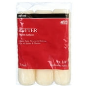 Shur-Line Smooth Surfaces Paint Rollers 1/4, 3 Pack