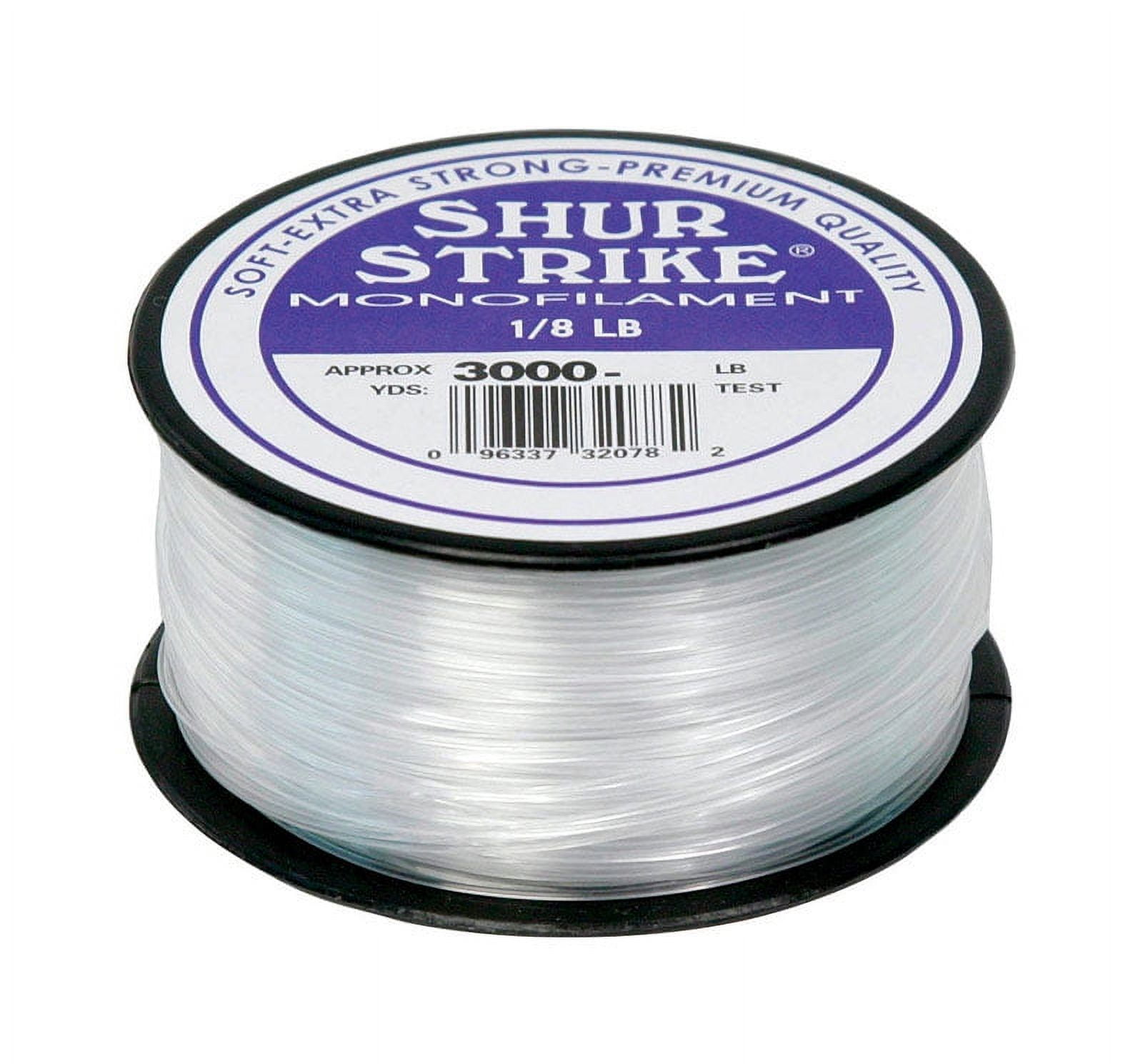 Shur Strike 3000-30 Bulk Monofilament Fishing Line 1/8Lb Spool 30