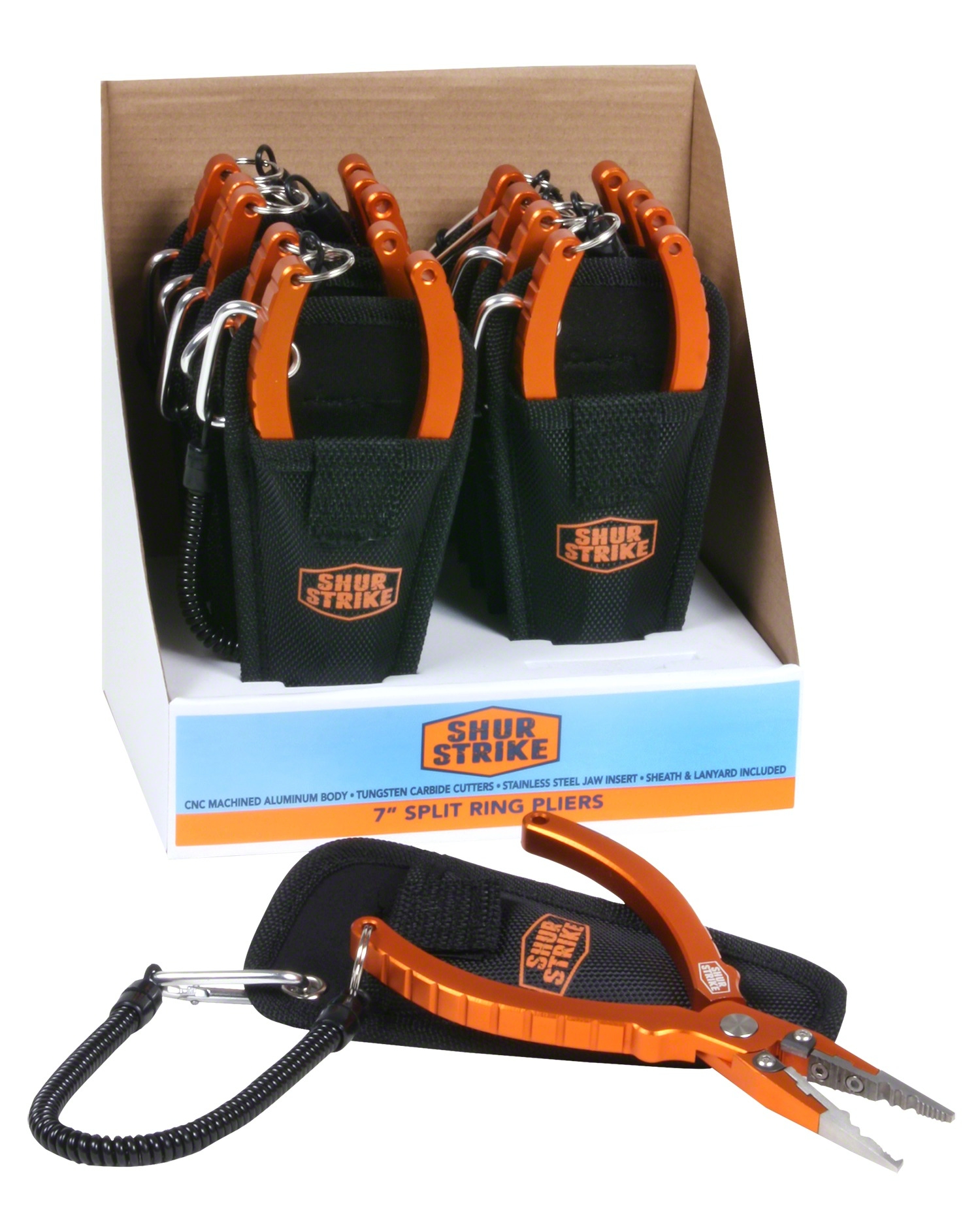 Shur Strike 7" Split Ring Plier w/Sheath Stainless Jaw Insert 1X