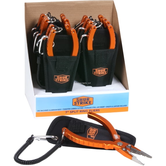 Shur Strike 7" Split Ring Plier w/Sheath Stainless Jaw Insert 1X