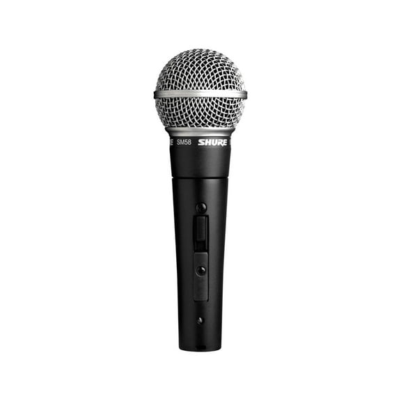 Shur.e SM58 Pro XLR Dynamic Microphone with On/Off Switch - Professional Studio & Live Performance Cardioid Mic for Vocals, Podcasting, and Recording (SM58S)
