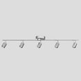 thumbnail image 1 of Shura Polished Chrome 5-Light Track Light, Rotatable Heads, Integrated LED Bulbs, 3000K, 1 of 8