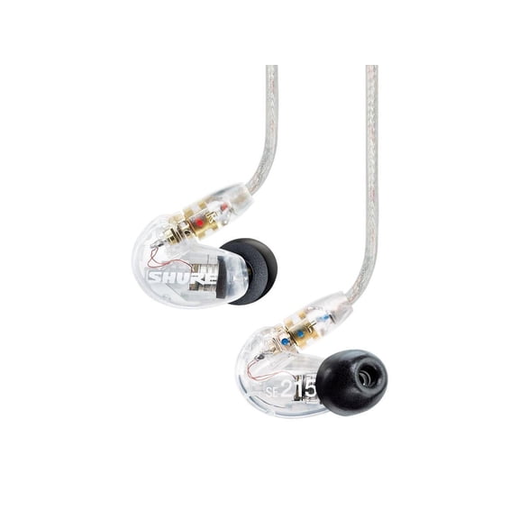 Shure Adult, Teen Casual Listening In-Ear Earbuds, White, se215-cl