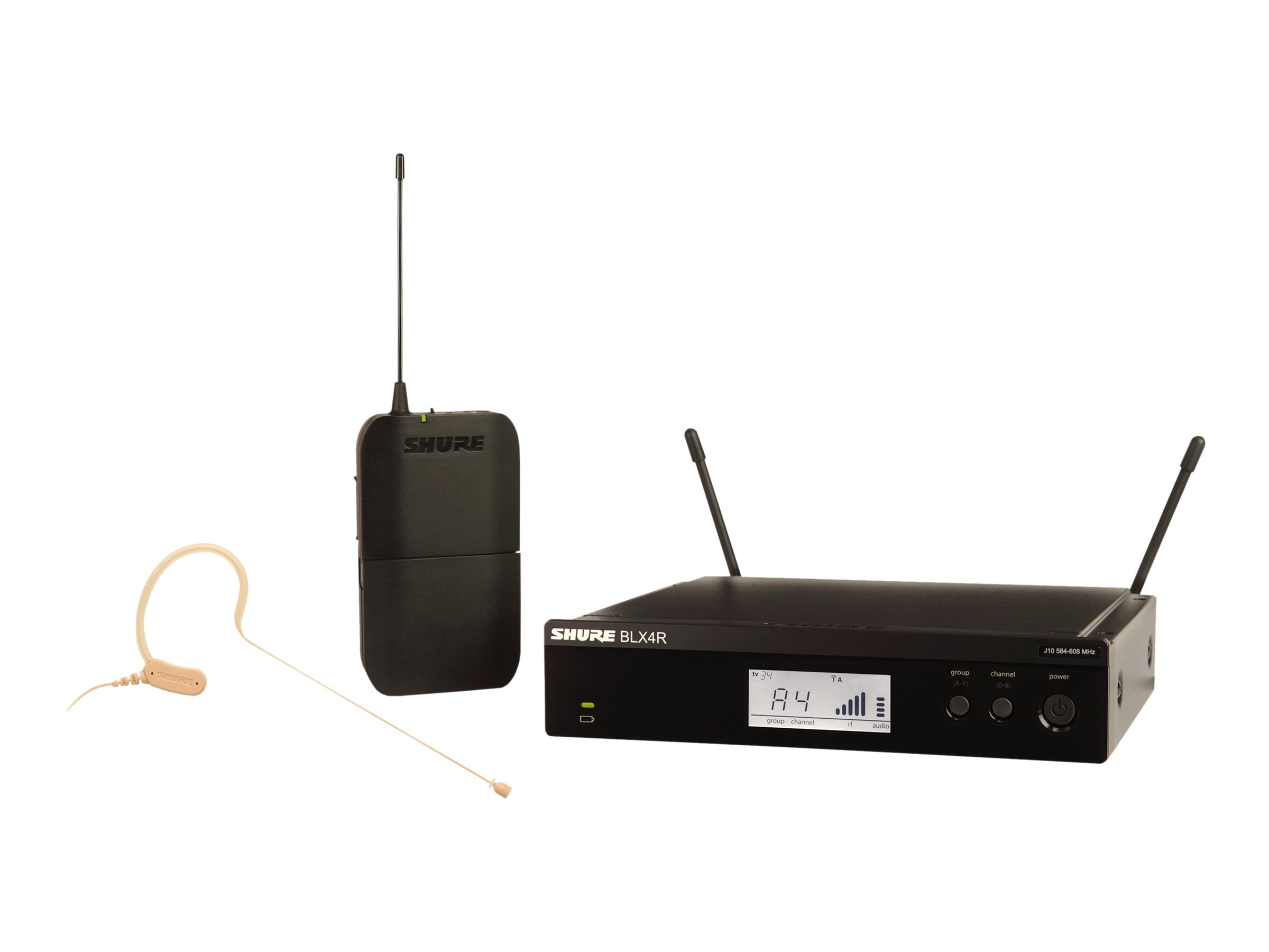 Shure BLX Wireless System BLX14R/MX53 - H10 Band - microphone system