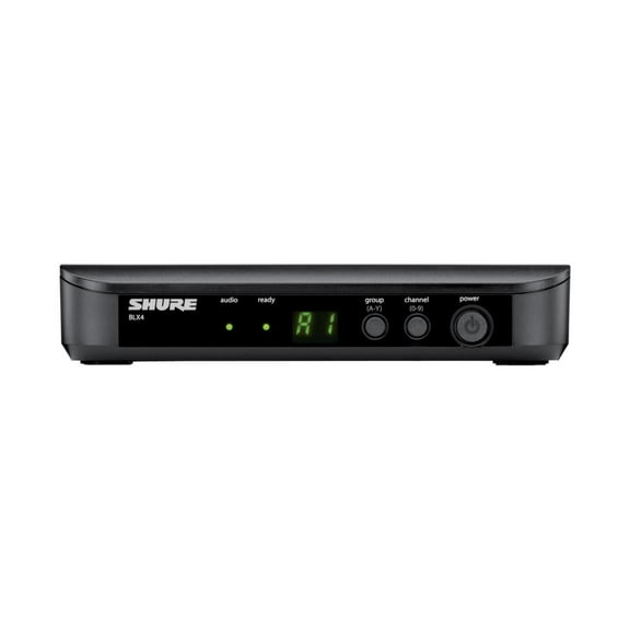 Shure BLX4 Single-Channel Wireless Receiver, H9: 512.125-541.800MHz