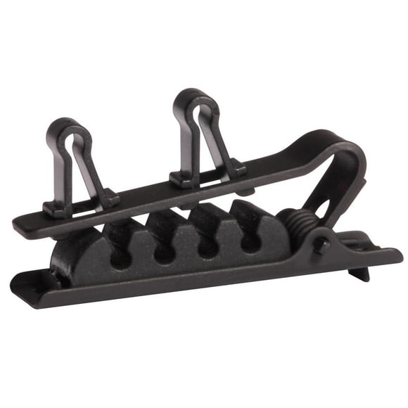 Shure Dual Tie Clip for TwinPlex Lavalier Microphones, Black, 3-Pack
