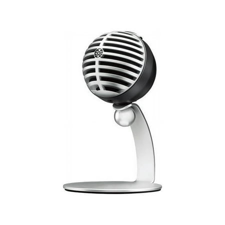 Shure - MV5 USB Condenser Microphone - Silver