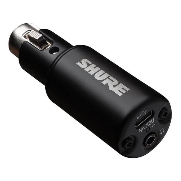 Shure MVX2U Gen 2 XLR to USB Digital Audio Interface