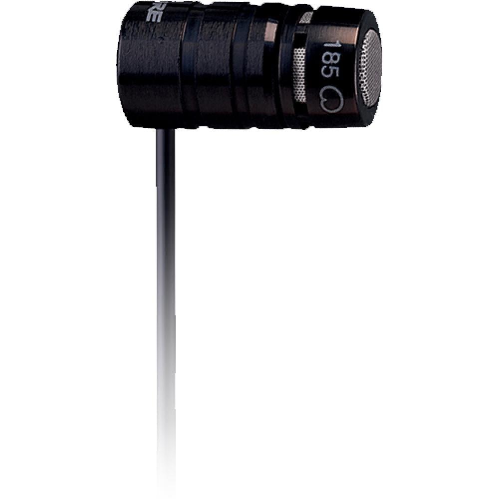 Shure Microflex MX185 Wired Electret Condenser Microphone - 4 ft - 50 Hz to 17 kHz -35 dB - Lapel - XLR