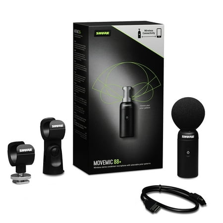 Shure - MoveMic 88+ Wireless Microphone - Black