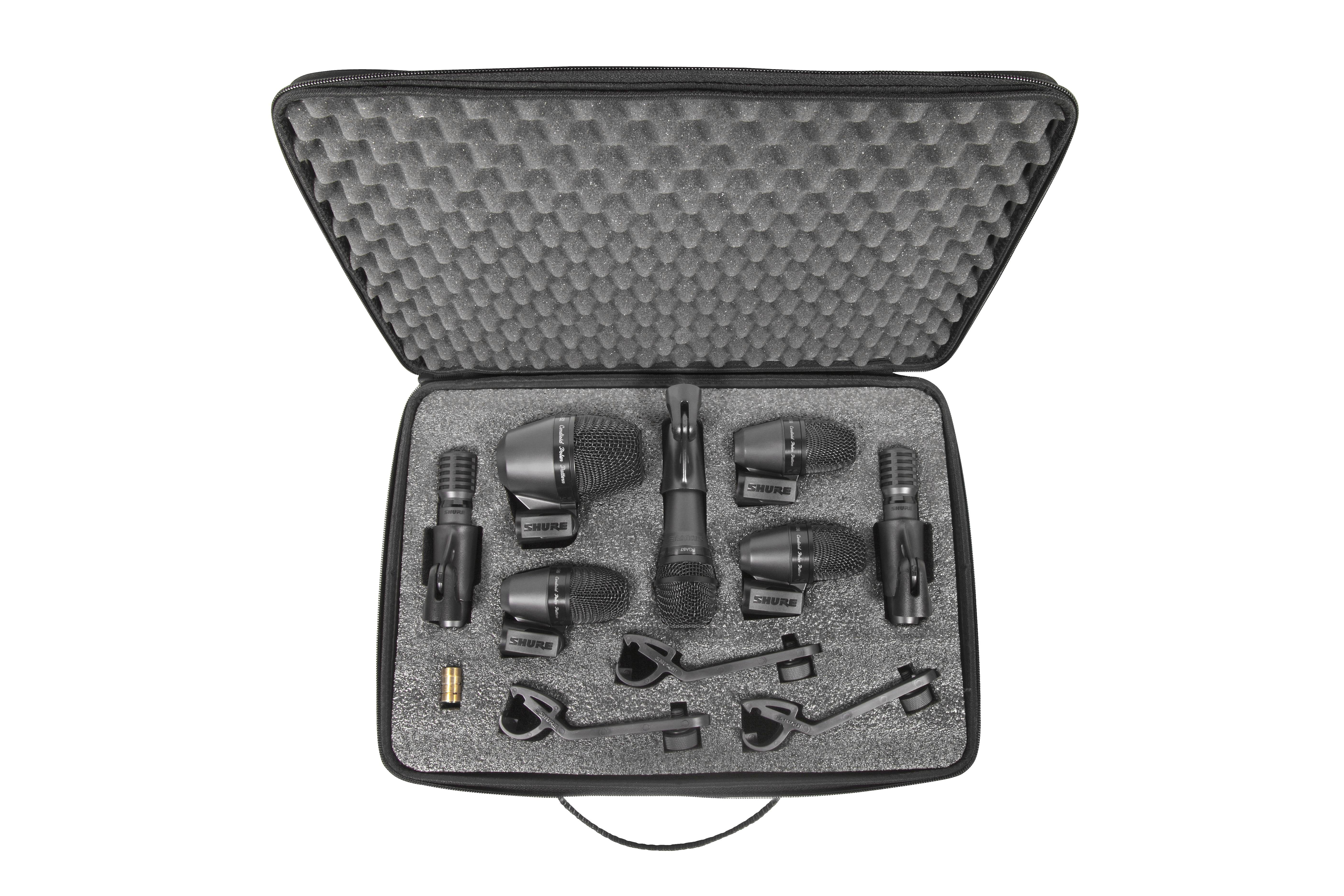 Shure PG Alta™ ドラム用マイクロフォン7本キット ケース付き Free Shipping! Shure PGADrumKit7 Alta 7-Piece Drum Mic Kit