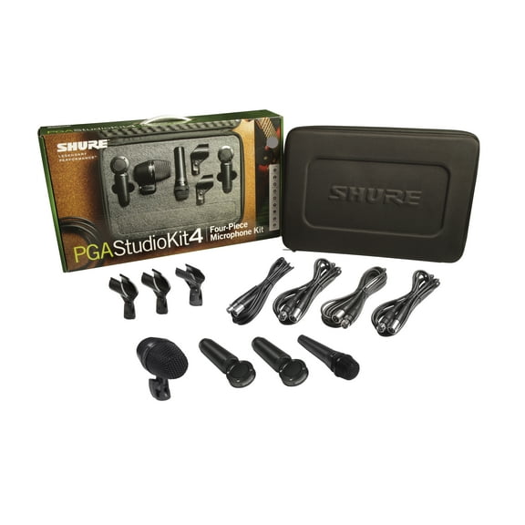 Shure PGAStudioKit4 Alta 4-Piece Studio Drum Mic Pack