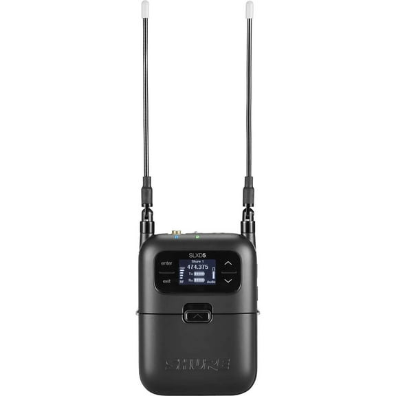 Shure SLXD5 Single-Channel Portable Digital Wireless Receiver, 514-558MHz