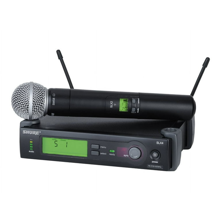 SHURE SLX ワイヤレスマイク SLX24/SM58 ダイナミックマイク Shure SLX24/SM58 - Microphone system - Walmart.com