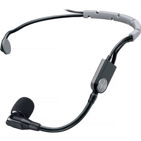 Shure SM35-XLR Wired Cardioid Condenser Headset Microphone w/ Windscreen & Inline XLR Preamp