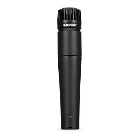Shure Instrument Condenser Microphone, XLR, Black (SM57-LC)