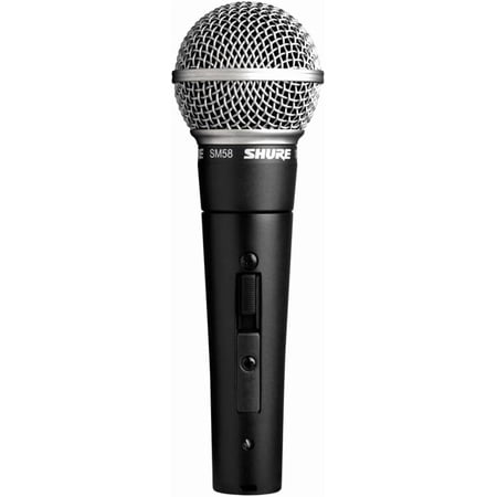 SM58 Pro XLR Dynamic Microphone with On/Off Switch - Professional Studio & Live Performance Cardioid Mic for Vocals, Podcasting, and Recording (SM58S)