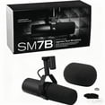 thumbnail image 1 of Shure SM7B Cardioid Dynamic Vocal Microphone, Black, 1 of 6