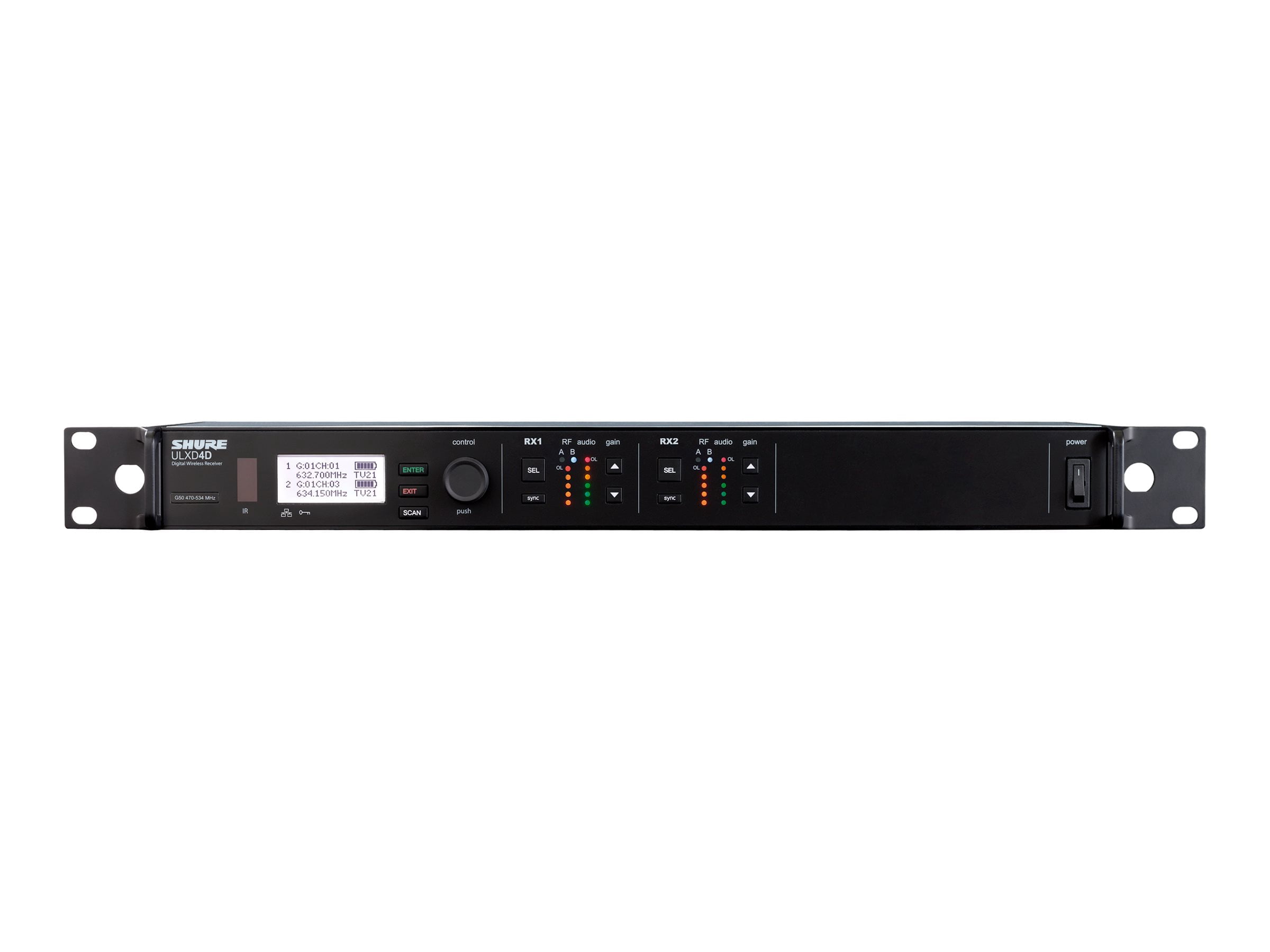 Shure ULXD4D - Receiver for wireless microphone system