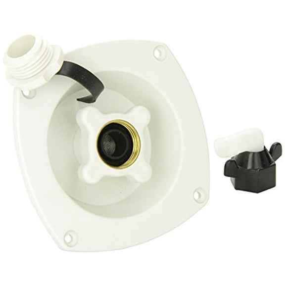 Shurflo 183-029-18 Pressure Reducing City Water Entry - Wall Mount - Gel White