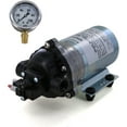 thumbnail image 1 of Shurflo 8000-543-936 Automatic-Demand 12V Diaphragm Pump with 100 PSI Pressure Gauge (Bundle, 2 Items), 1 of 2