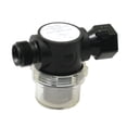 thumbnail image 1 of 5" Black and Silver Contemporary Nut Water Strainer, 1 of 2