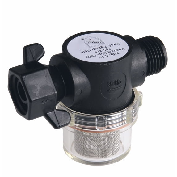 Shurflo Swivel Nut Water Strainer, 1/2"