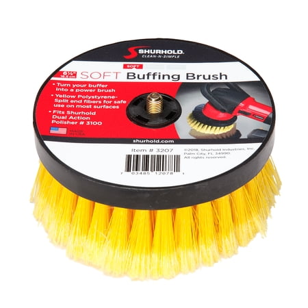 Shurhold 6-½" Soft Brush f/Dual Action Polisher | Bundle of 5
