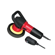 16" Red and Black Contemporary Dual Action Polisher