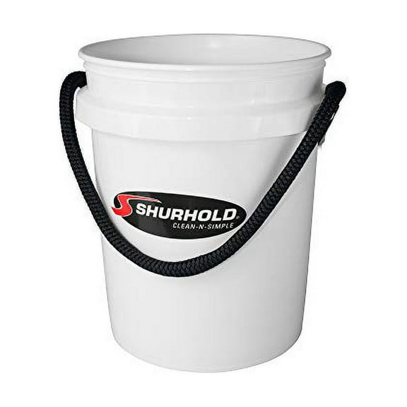 Shurhold Worlds Best Rope Handle Bucket - 5 Gallon - White [2451]