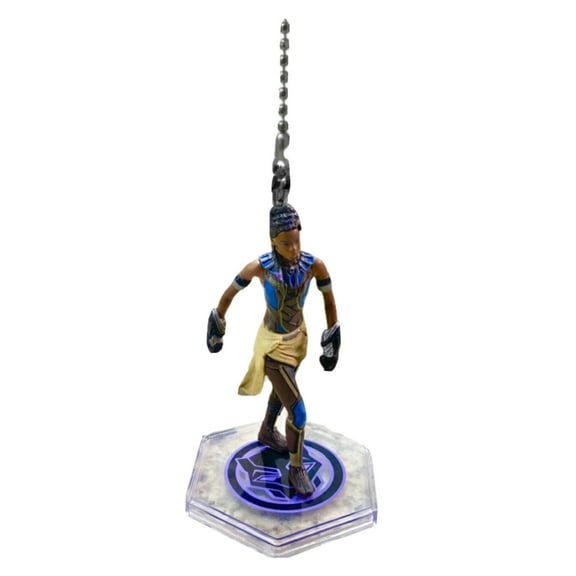 Shuri Black Panther PVC Fan Lamp Light Pull Chain Marvel Figure Figurine Gift