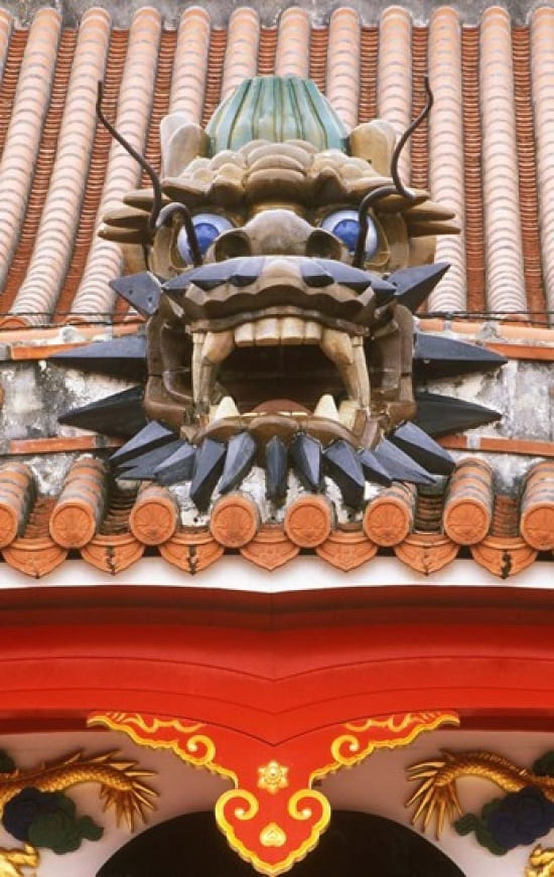 Shuri Castle Naha Okinawa Japan Canvas Art - Rob Tilley DanitaDelimont (24 x 36)
