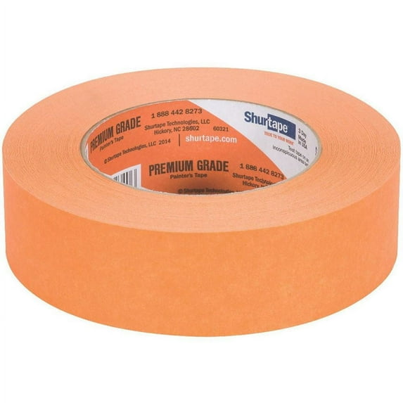 Shurtape 105039 1.41 in. x 60 Yard FrogTape Pro Grade Painters Tape, Orange