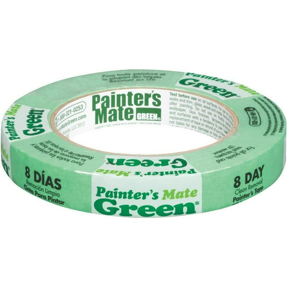 Shurtape 671394 18mm x 55m (0.7" x 60yd) Painter's Mate Green Masking Tape