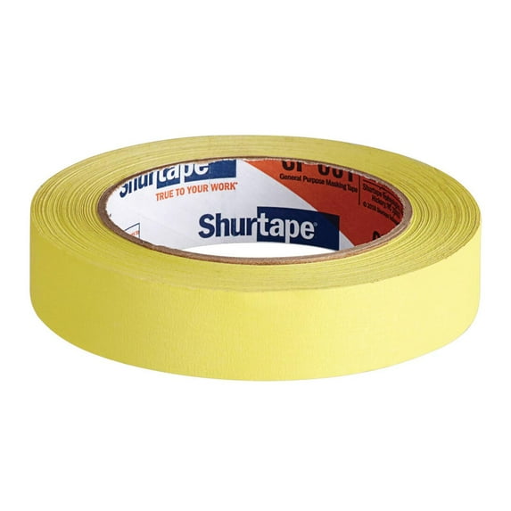 Shurtape CP 631 General Purpose Colored Masking Tape Yellow