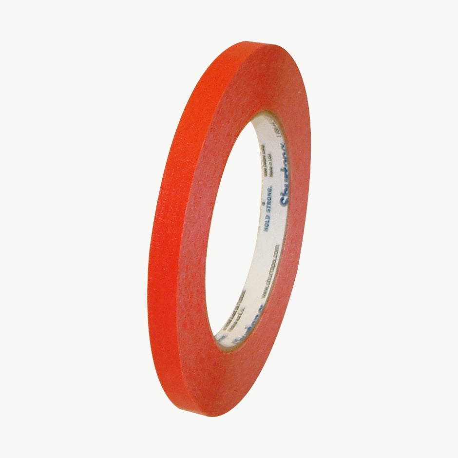Shurtape Colored Masking Tape (CP-631): 3/8 in. x 60 yds. (Red)