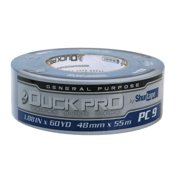 Shurtape Duck Pro General Purpose Cloth Duct Tape (PC-9C): 2 in. (48mm actual) x 60 yds. (Blue)