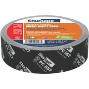 Shurtape Duct Tape, Black, 60-1/8 yd L, 1-7/8 in W 201885