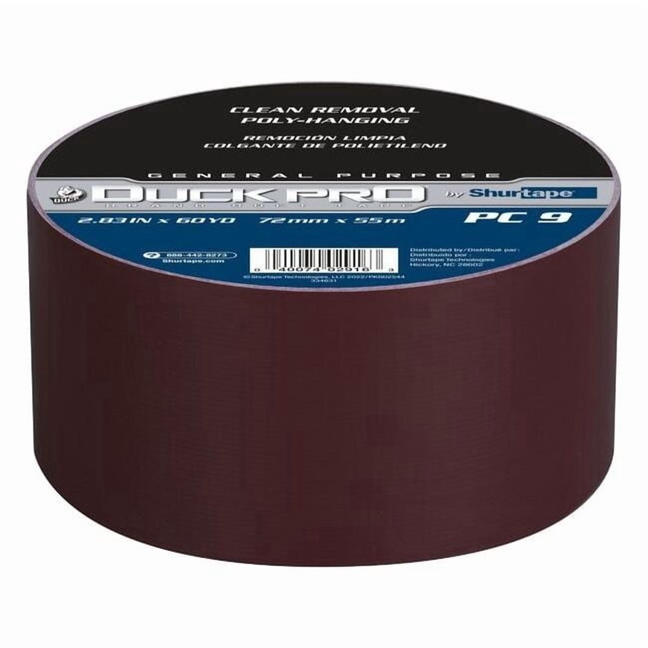 Shurtape Duct Tape,Burgundy,60-1/8 yd L,2-7/8 inW 105464
